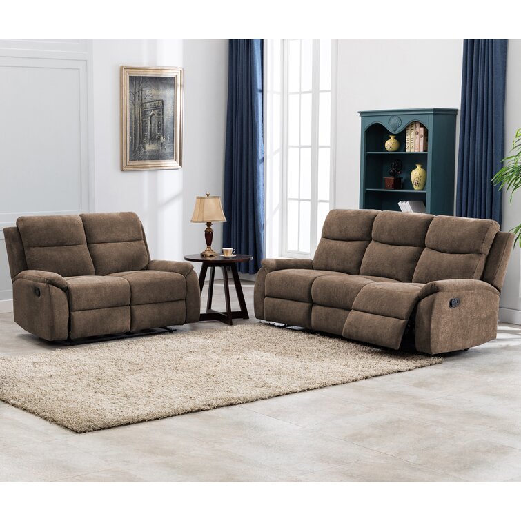 Wayfair leather shop reclining sofa